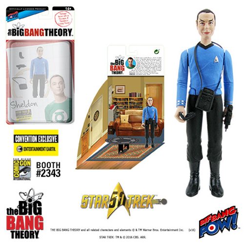 The Big Bang Theory / Star Trek: The Original Series Sheldon 3 3/4-Inch Action Figure Series 2 - Convention Exclusive